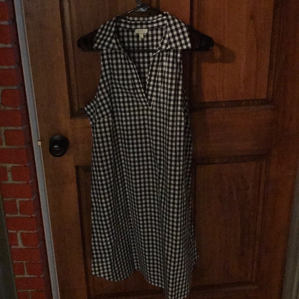 Gingham style dress